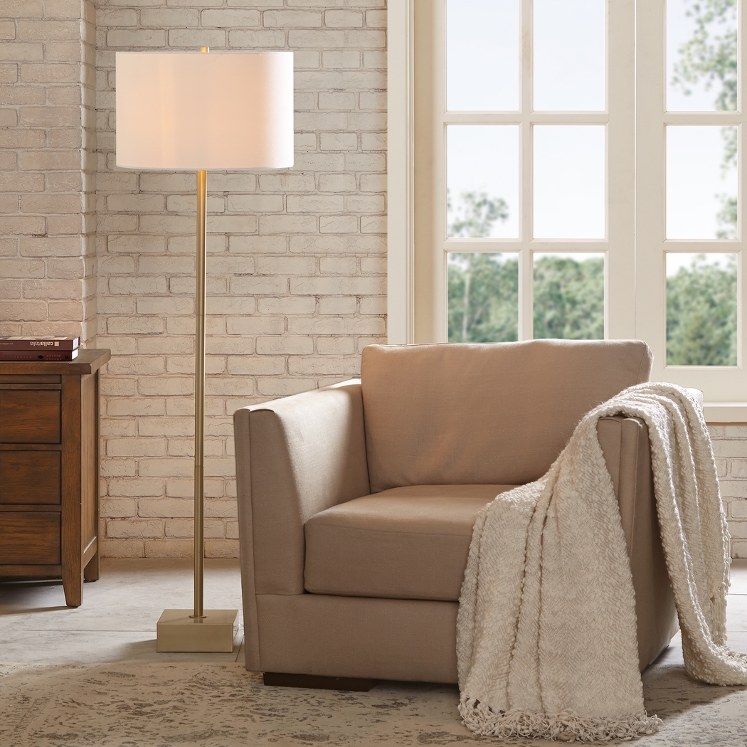 Cobb Place Gold Floor Lamp - Thumbnail - Image 5