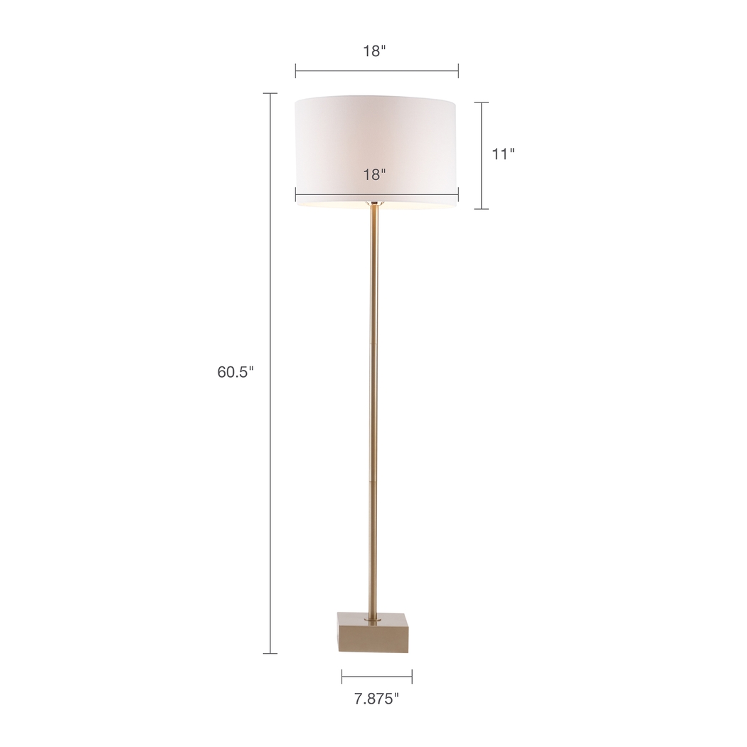 Cobb Place Gold Floor Lamp - Thumbnail - Image 6