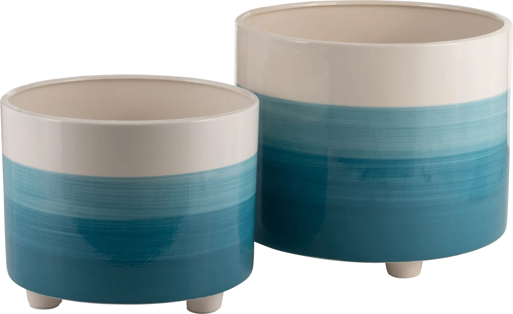 Cobbington Blue Planter, Set of 2 - Thumbnail - Image 1