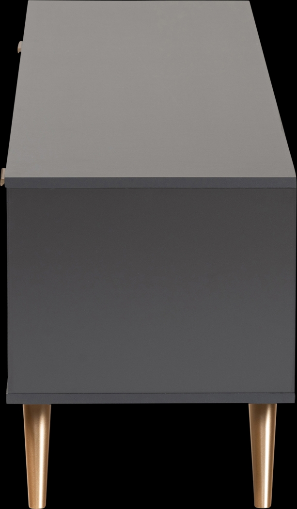 Cobblehill Dark Gray 63 in. Console - Thumbnail - Image 4