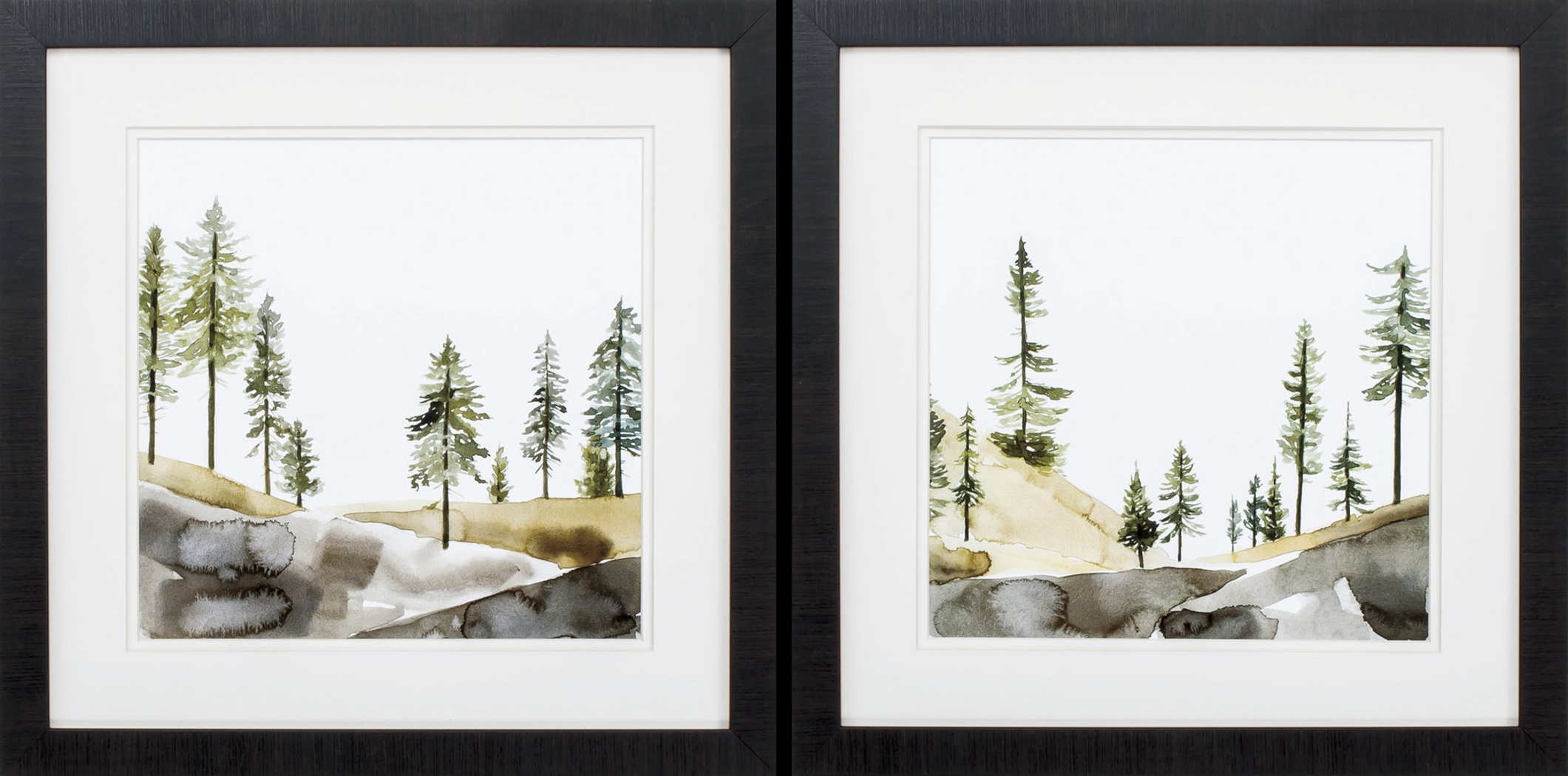 Cobden Green Wall Art Set of 2 - Thumbnail - Image 1