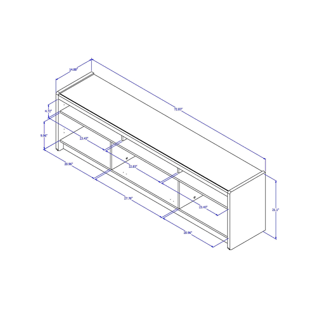 Cobenna I Off-White 73 in. Console - Thumbnail - Image 8