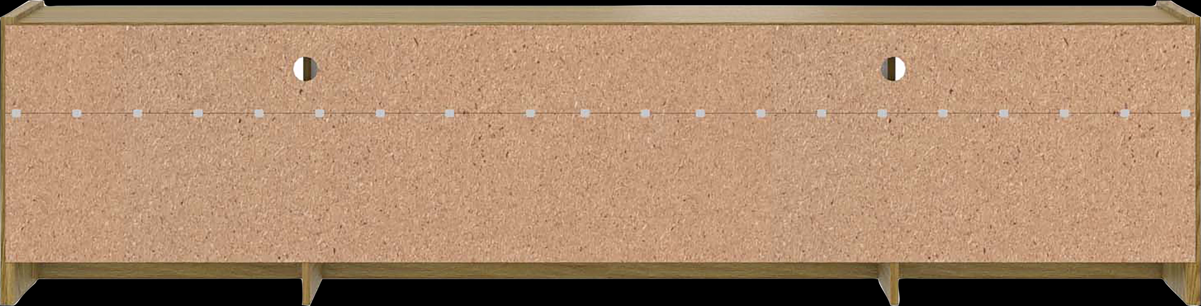 Cobenna II Off-White 87 in. Console - Thumbnail - Image 4