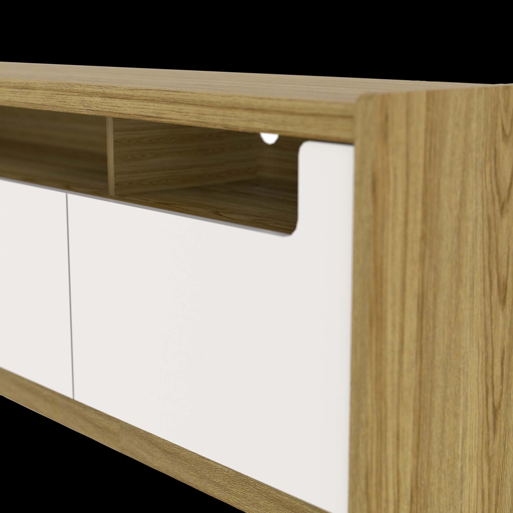 Cobenna II Off-White 87 in. Console - Thumbnail - Image 6