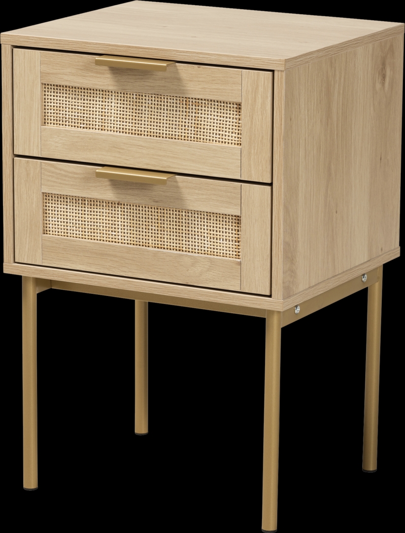 Cochins Light Brown End Table - Thumbnail - Image 1