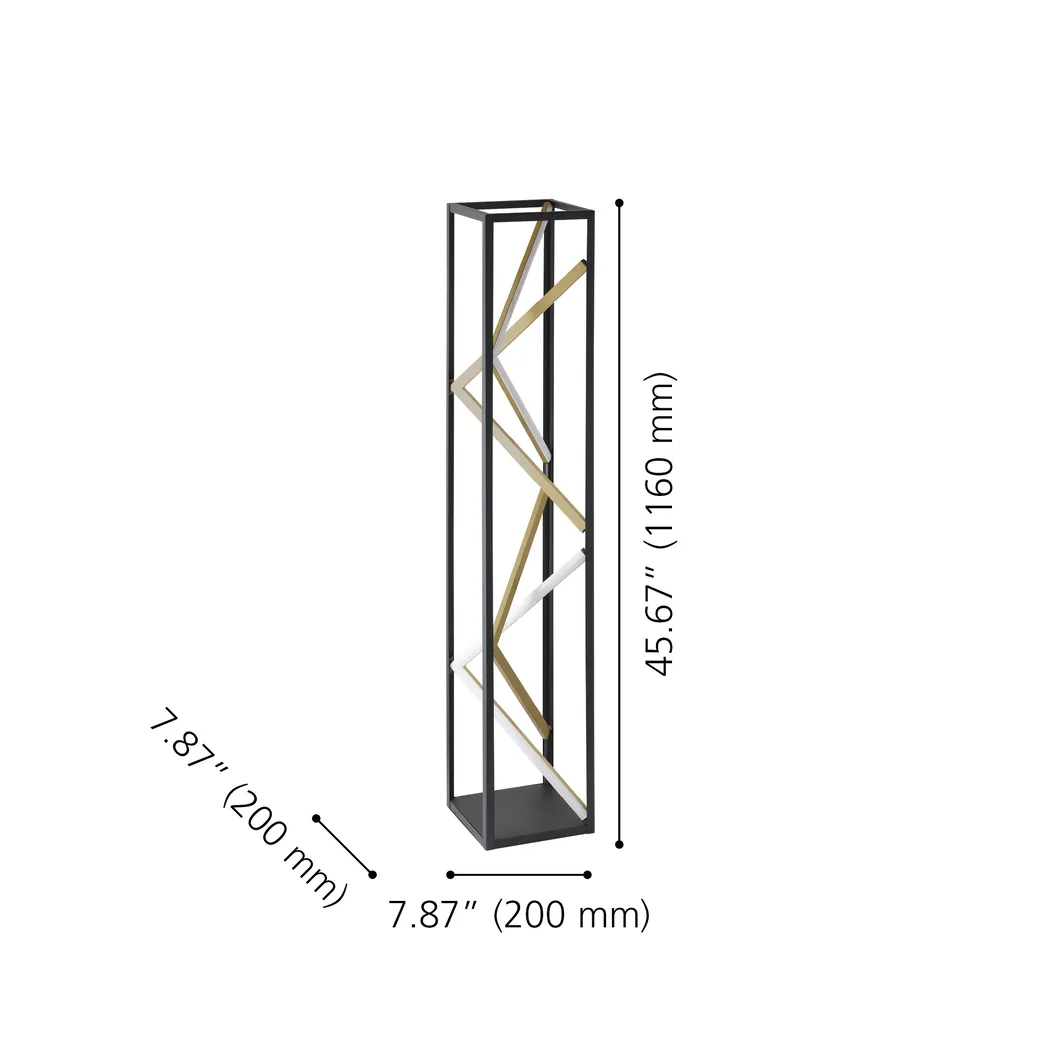 Cochrane Edge Black Floor Lamp - Thumbnail - Image 7