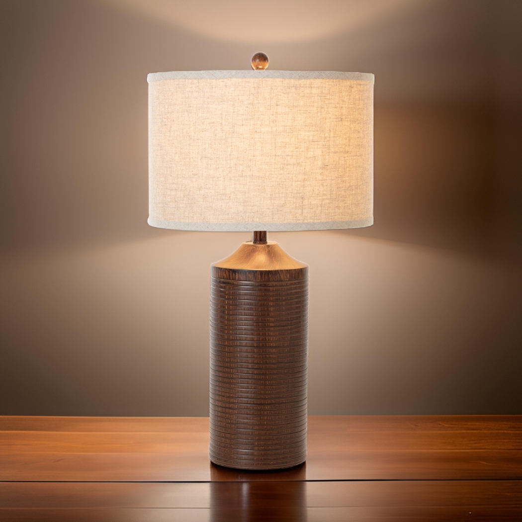 Cocoplum Oaks Brown Table Lamps, Set of 2 - Thumbnail - Image 2