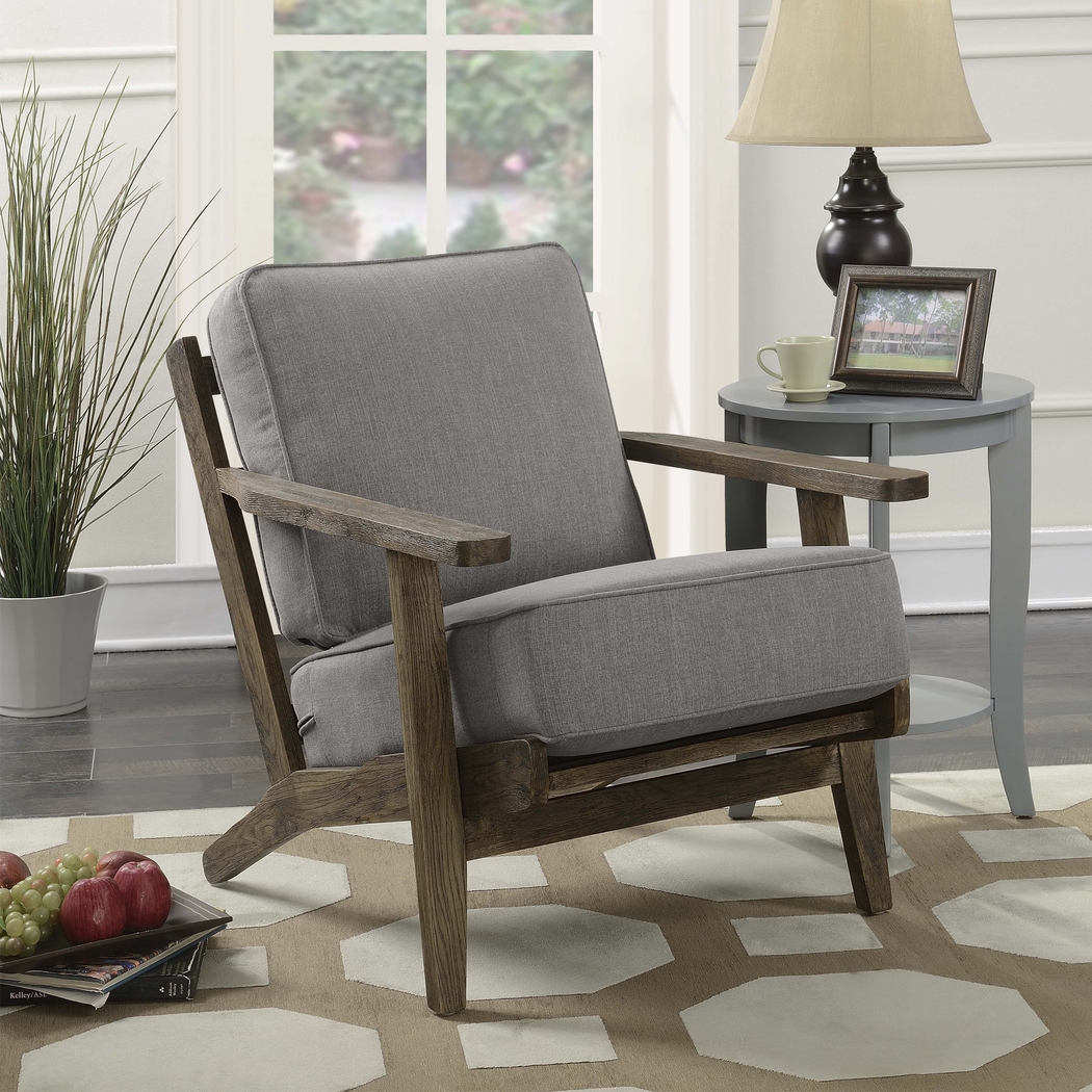 Coesta Gray Accent Chair - Thumbnail - Image 2