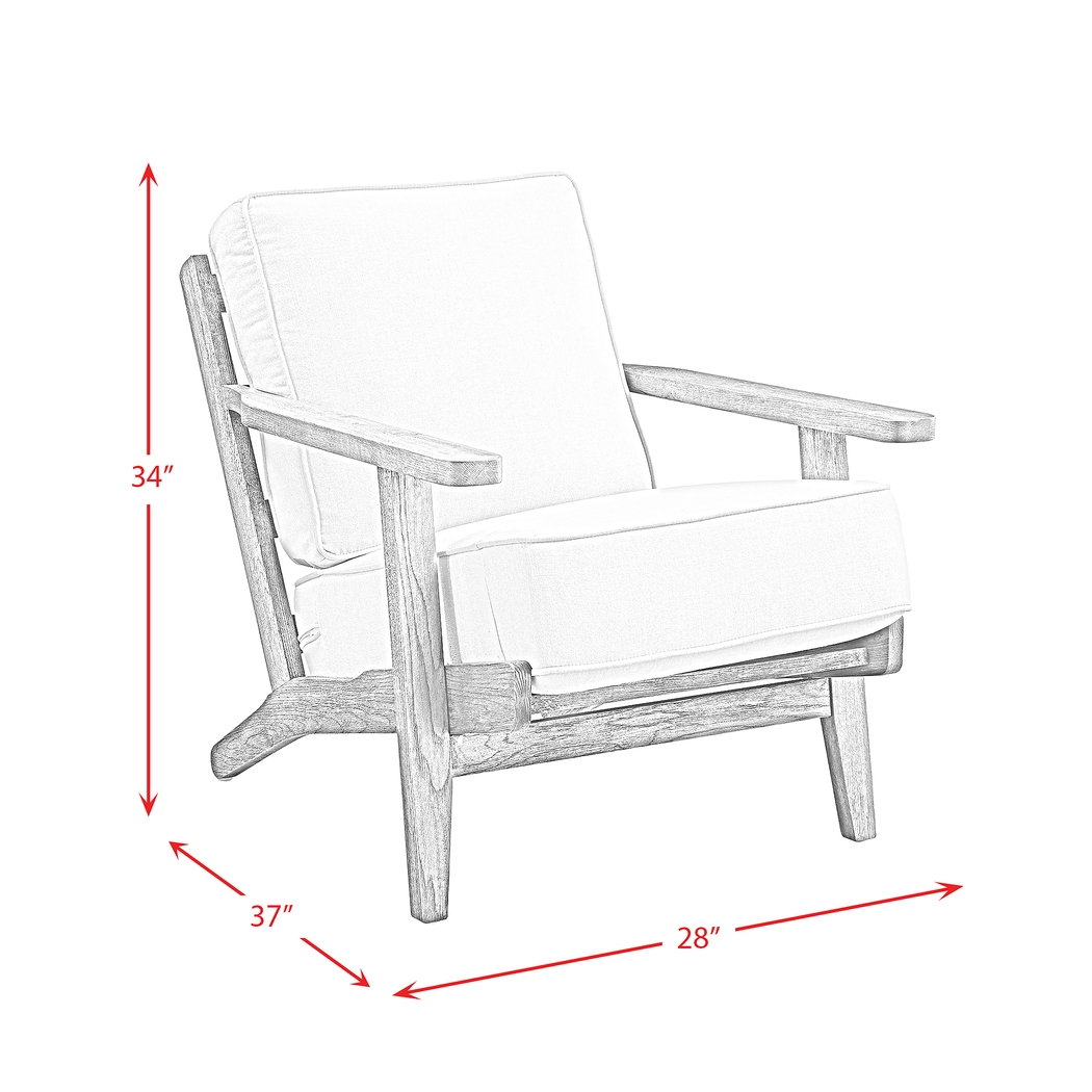 Coesta Gray Accent Chair - Thumbnail - Image 9