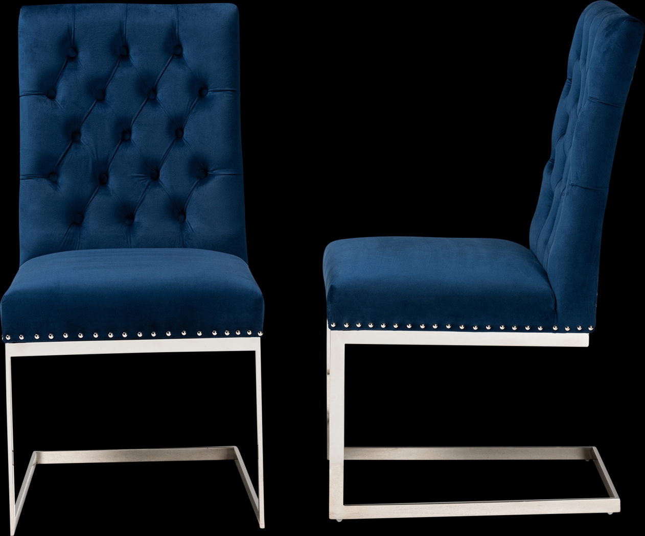 Cofrin Blue Side Chair, Set of 2 - Thumbnail - Image 5