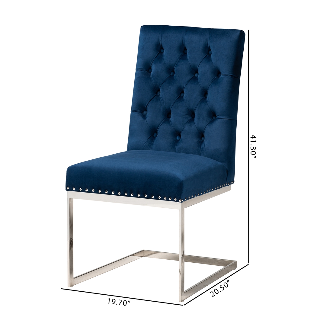 Cofrin Blue Side Chair, Set of 2 - Thumbnail - Image 10