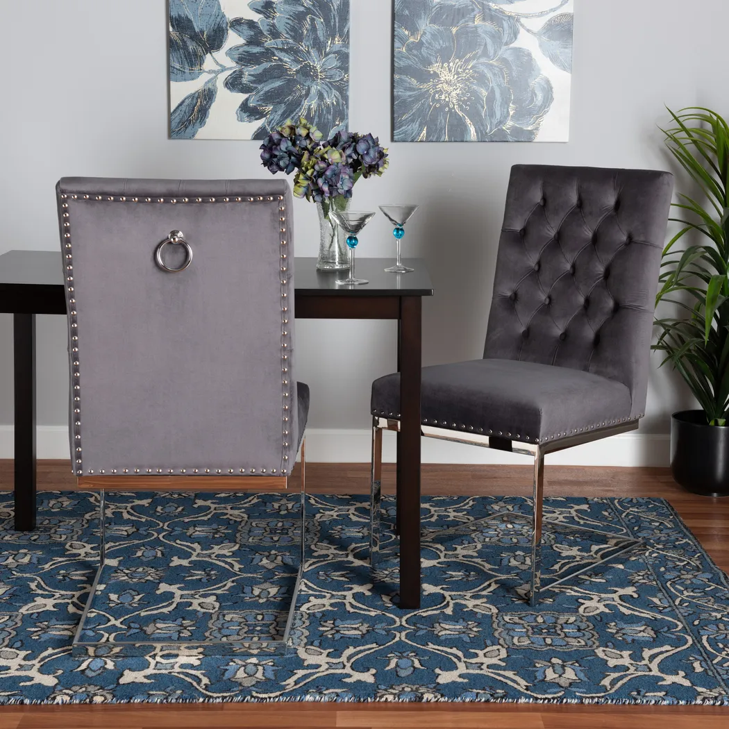 Cofrin Gray Side Chair, Set of 2 - Thumbnail - Image 3