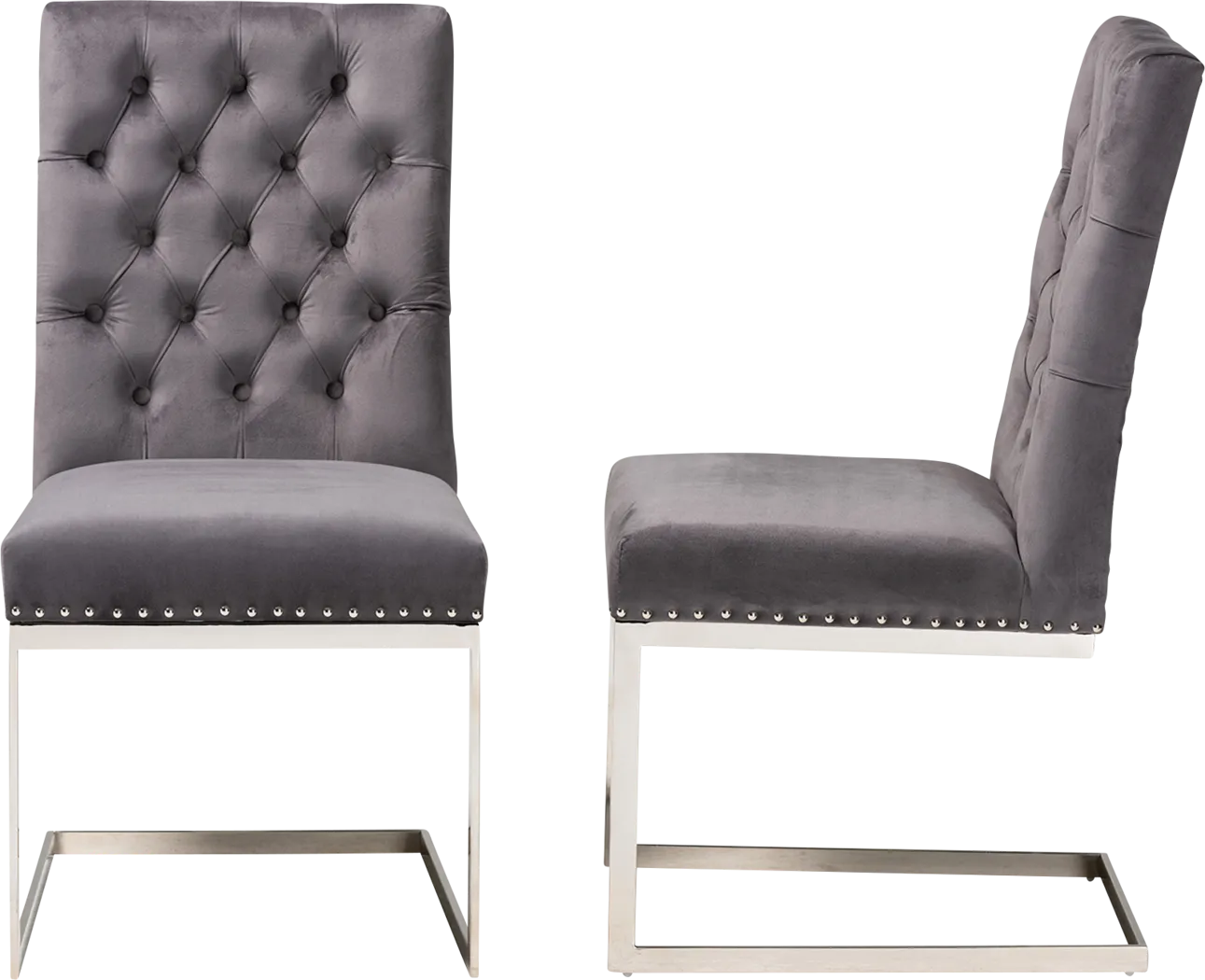 Cofrin Gray Side Chair, Set of 2 - Thumbnail - Image 5