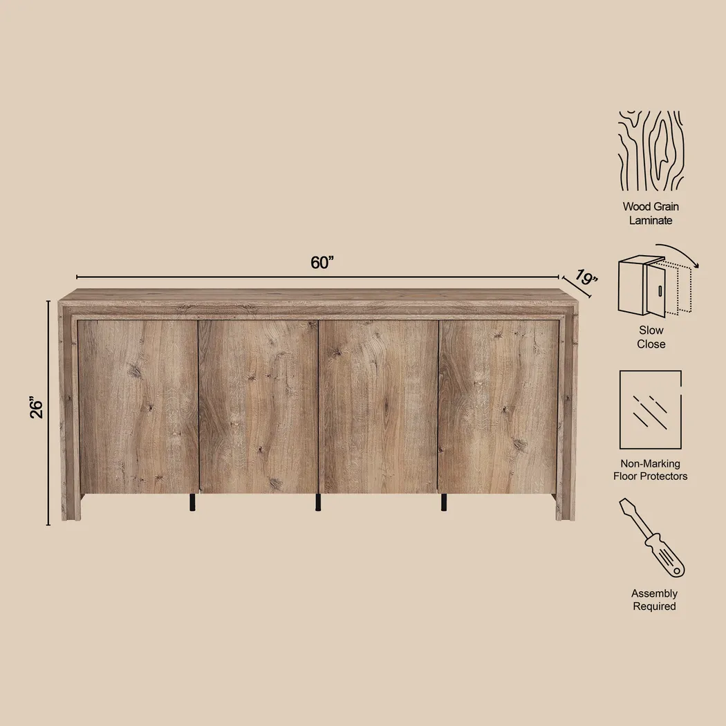 Cogge Brown Sideboard - Thumbnail - Image 9