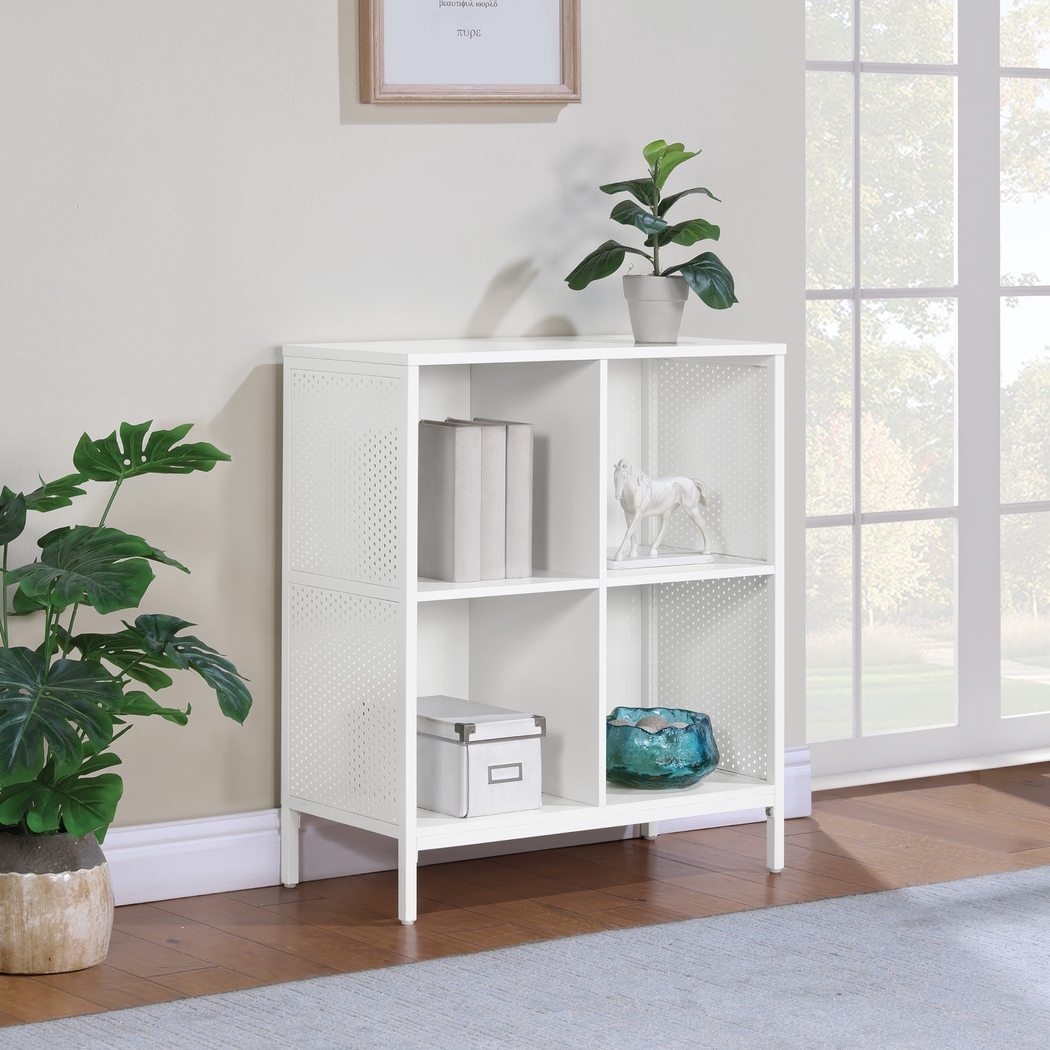 Cohlin White Bookcase - Thumbnail - Image 2