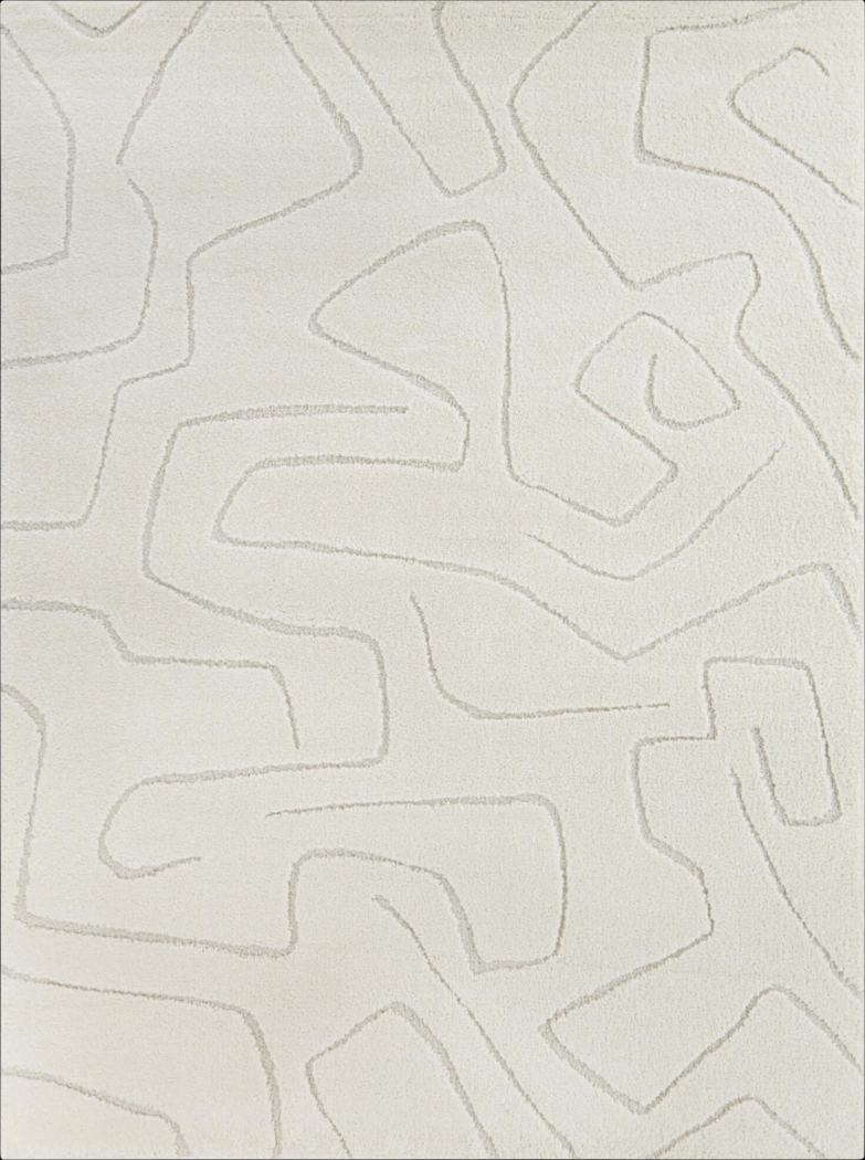 Coile Cream 5'3 x 7' Area Rug - Thumbnail - Image 1