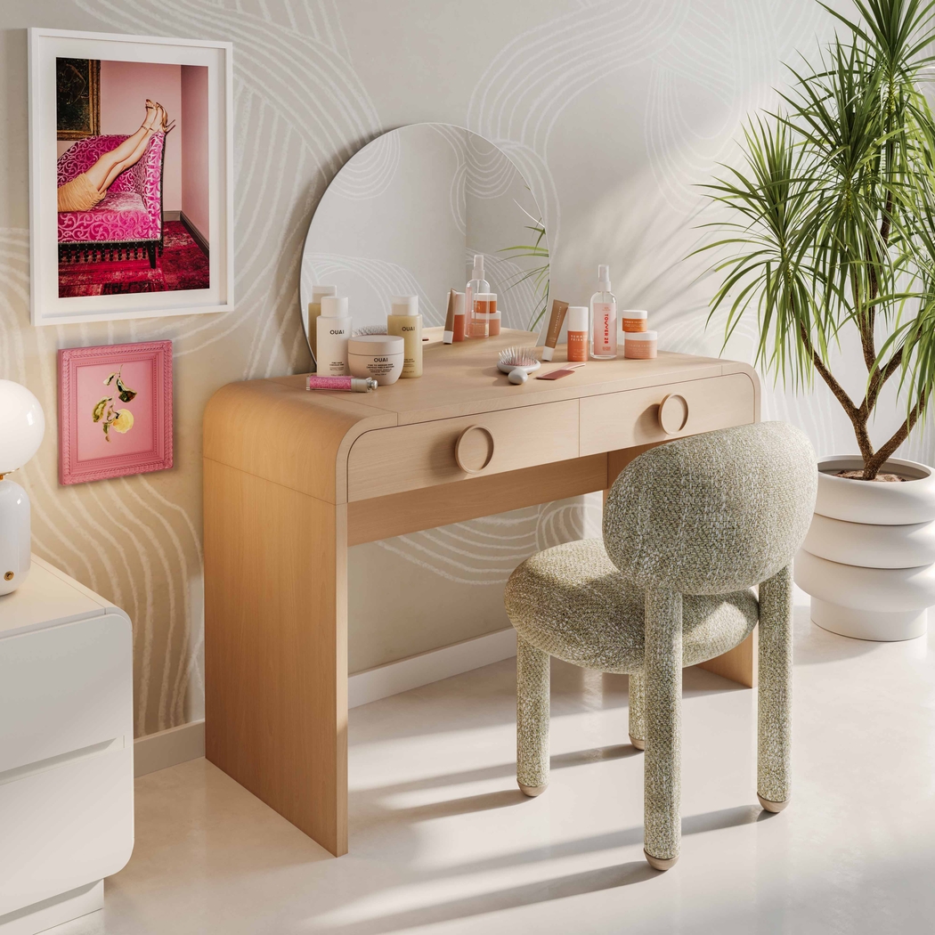 Cojack I Beige Dining Chair - Thumbnail - Image 2