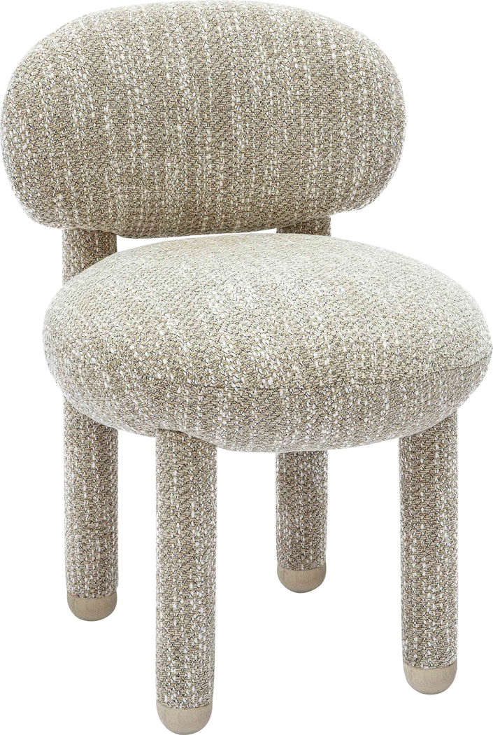 Cojack I Beige Dining Chair - Thumbnail - Image 1