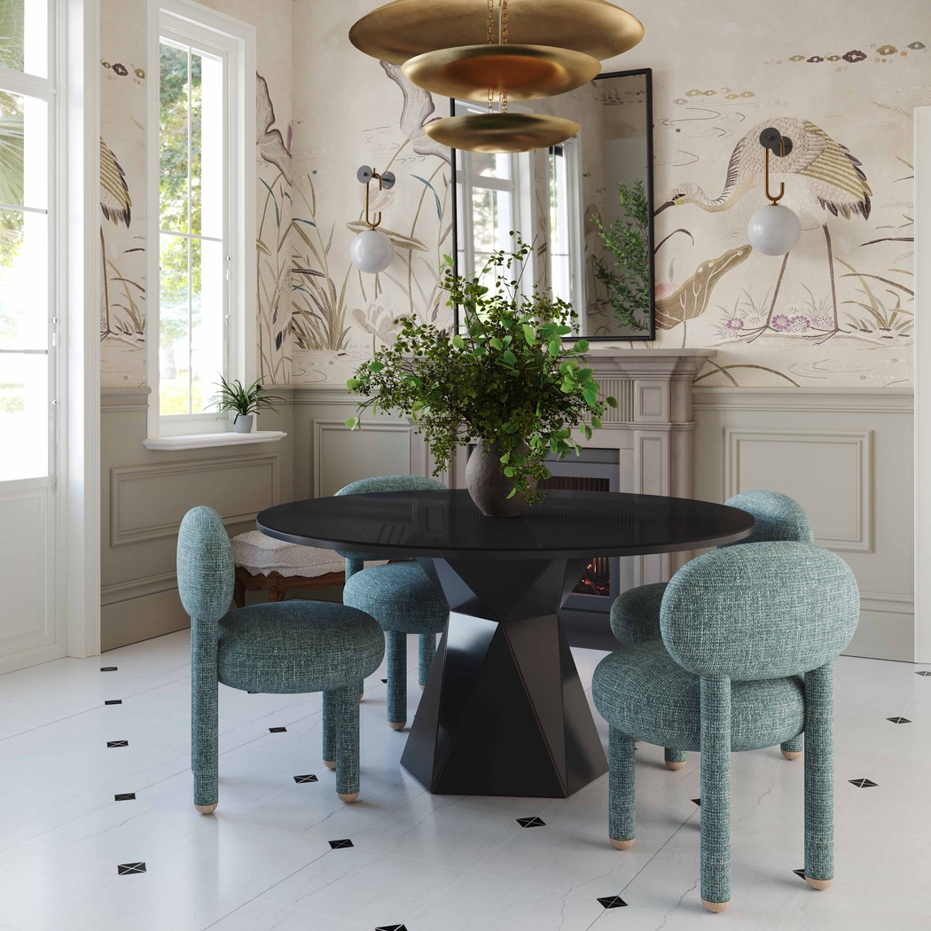 Cojack I Teal Dining Chair - Thumbnail - Image 3