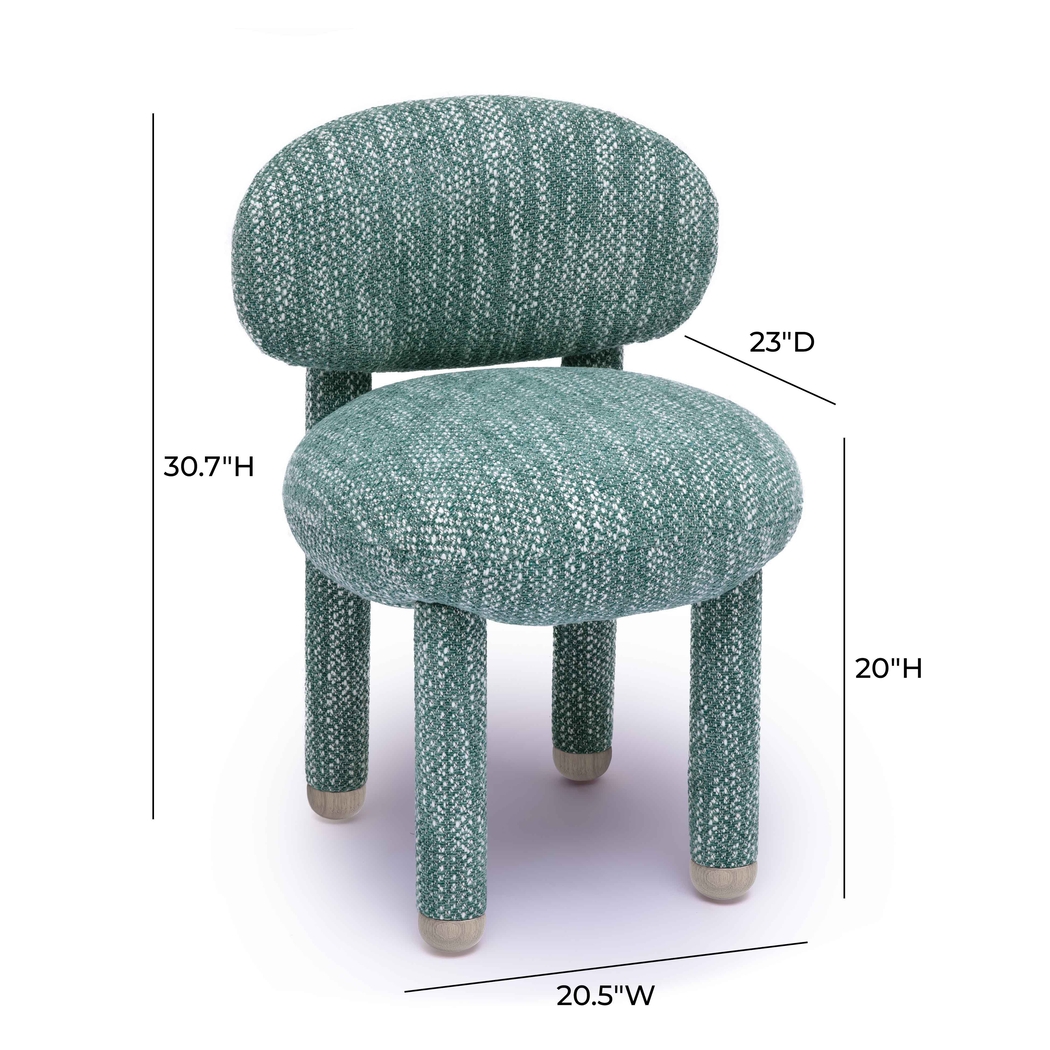 Cojack I Teal Dining Chair - Thumbnail - Image 7