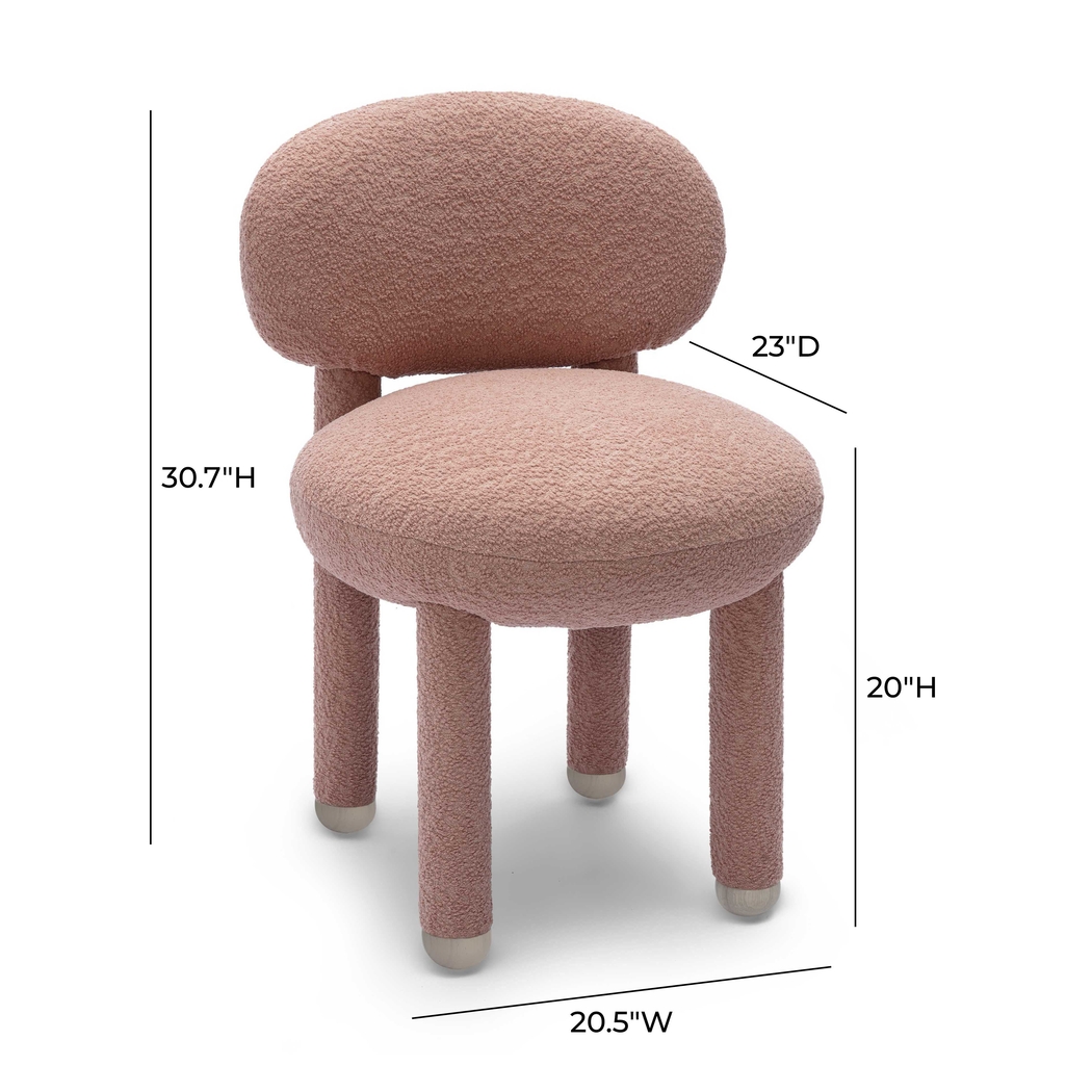 Cojack II Pink Dining Chair - Thumbnail - Image 7
