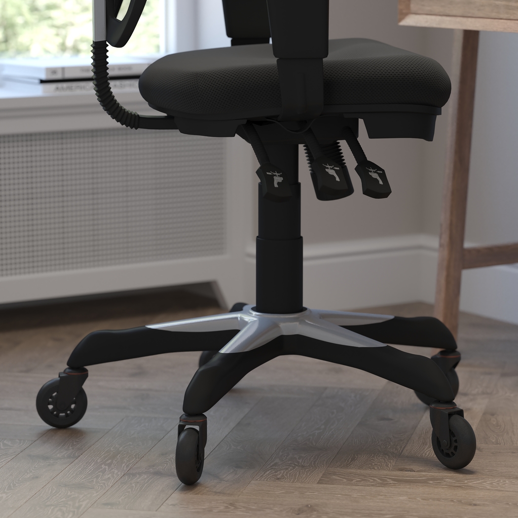 Cokeron Black Office Chair - Thumbnail - Image 4