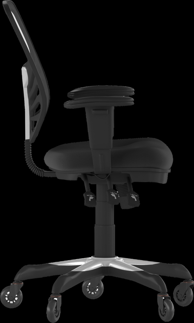 Cokeron Black Office Chair - Thumbnail - Image 5