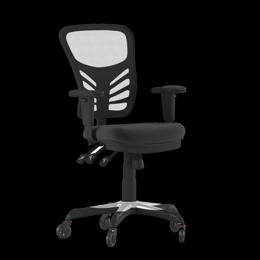 Cokeron Black Office Chair - Thumbnail - Image 1