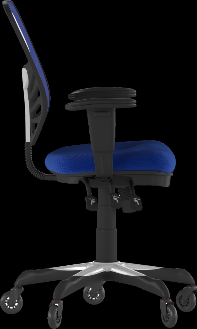 Cokeron Blue Office Chair - Thumbnail - Image 6