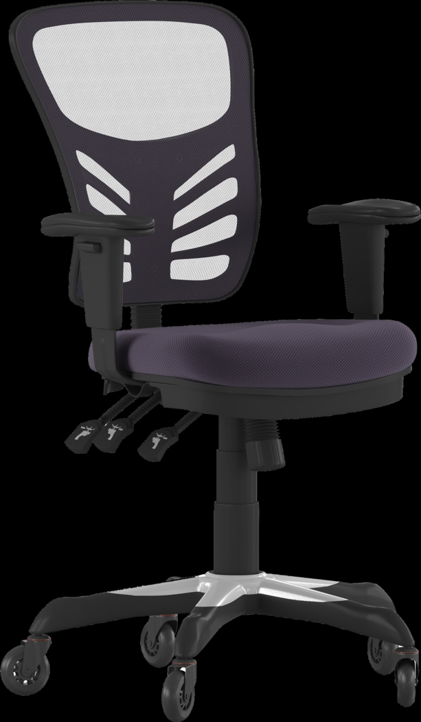 Cokeron Gray Office Chair - Thumbnail - Image 1