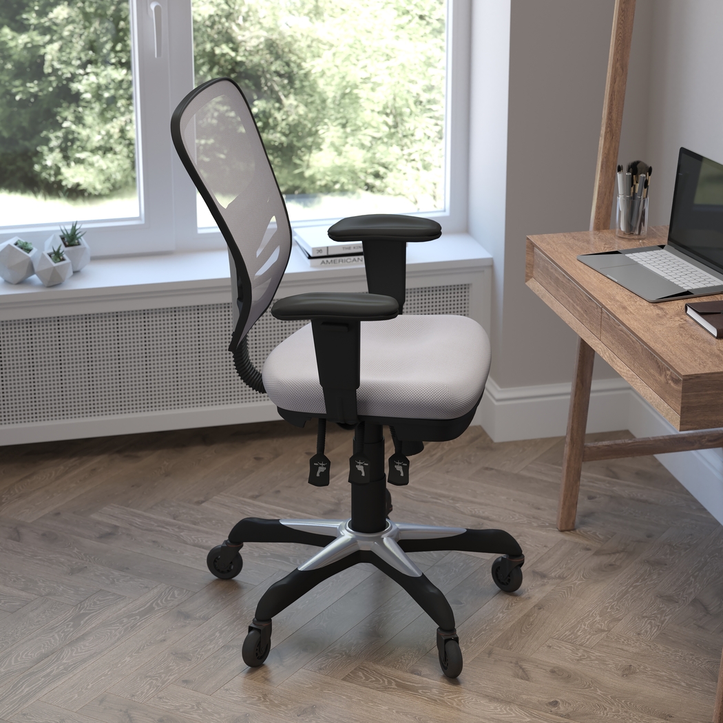 Cokeron Gray Office Chair - Thumbnail - Image 2