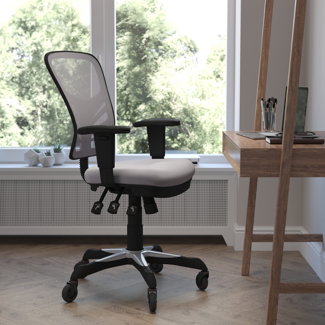 Cokeron Gray Office Chair - Thumbnail - Image 3