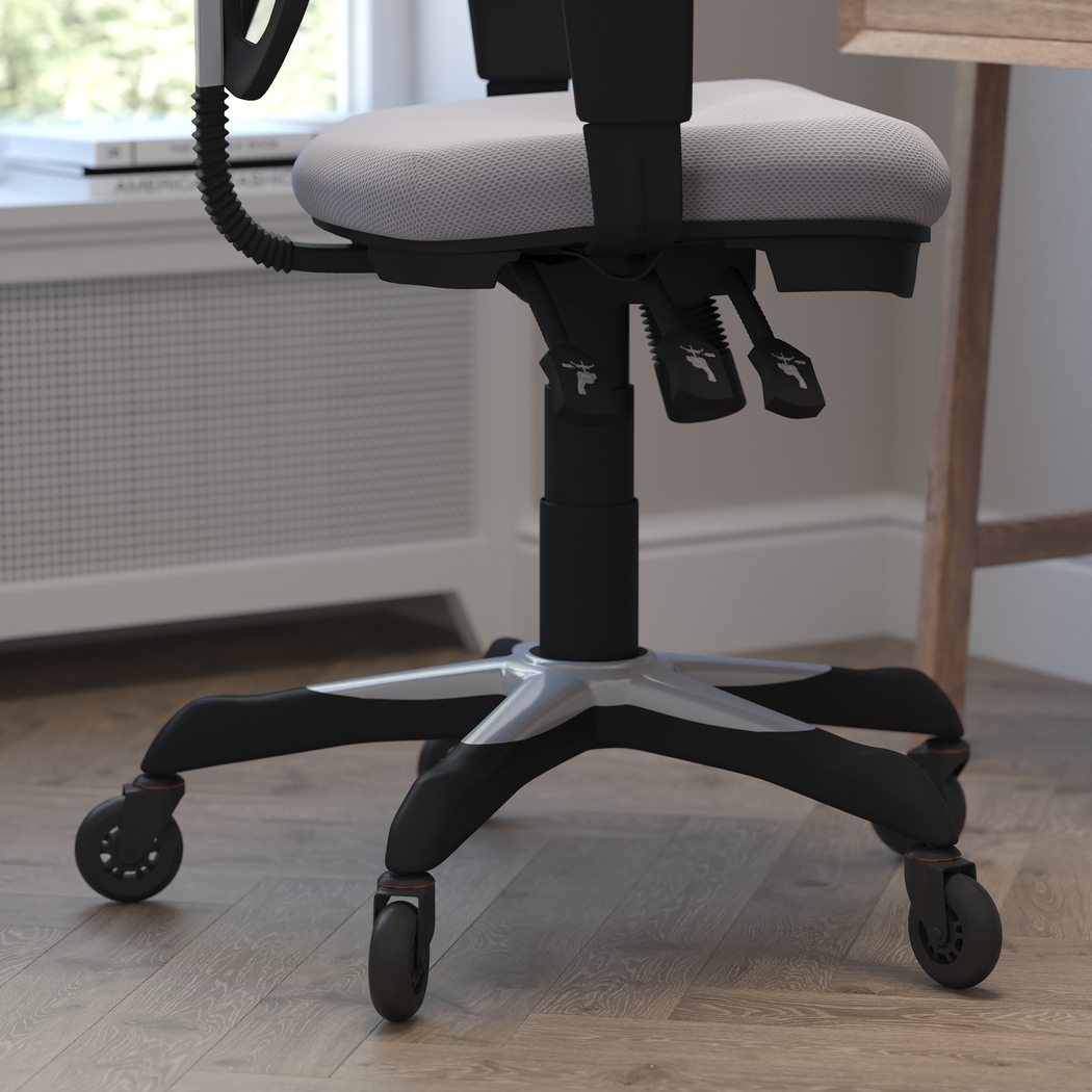 Cokeron Gray Office Chair - Thumbnail - Image 4