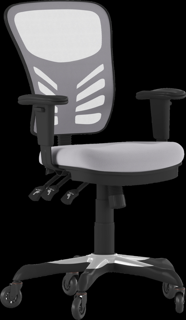 Cokeron Gray Office Chair - Thumbnail - Image 1