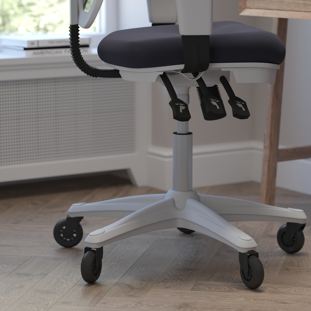 Cokeron Gray Office Chair - Thumbnail - Image 4