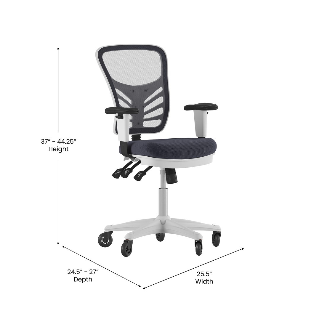 Cokeron Gray Office Chair - Thumbnail - Image 6