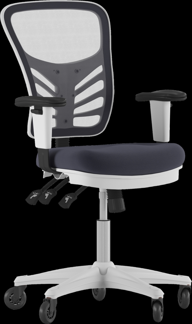 Cokeron Gray Office Chair - Thumbnail - Image 1