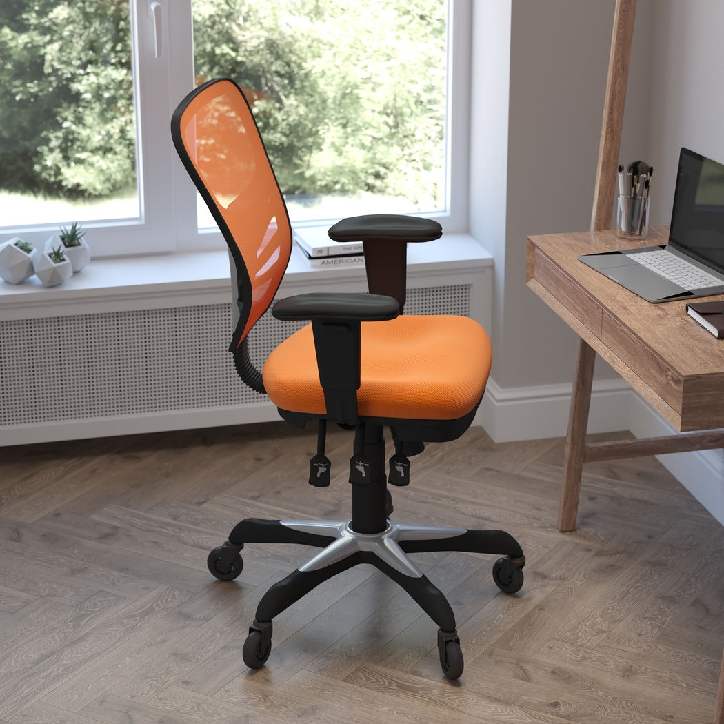 Cokeron Orange Office Chair - Thumbnail - Image 2