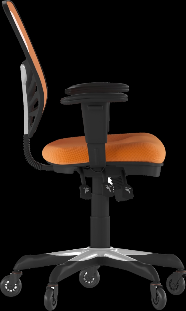 Cokeron Orange Office Chair - Thumbnail - Image 5