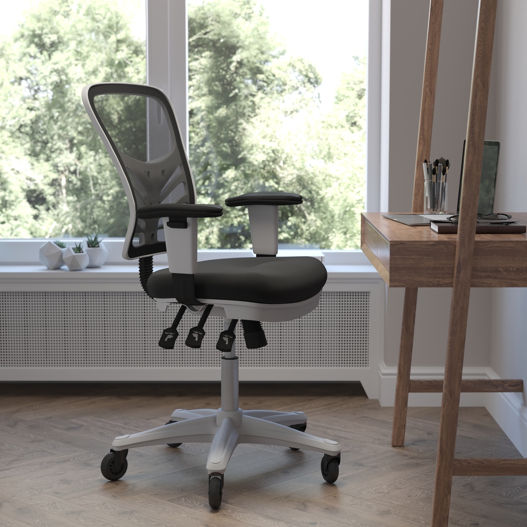 Cokeron White Office Chair - Thumbnail - Image 3