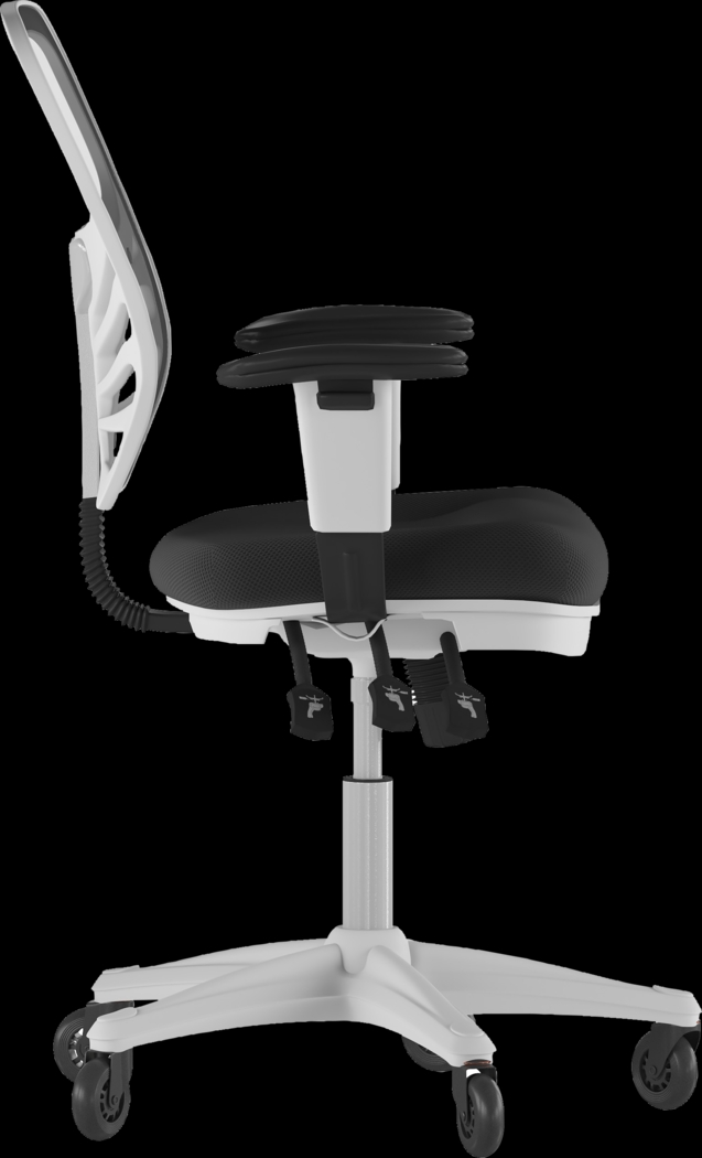 Cokeron White Office Chair - Thumbnail - Image 5