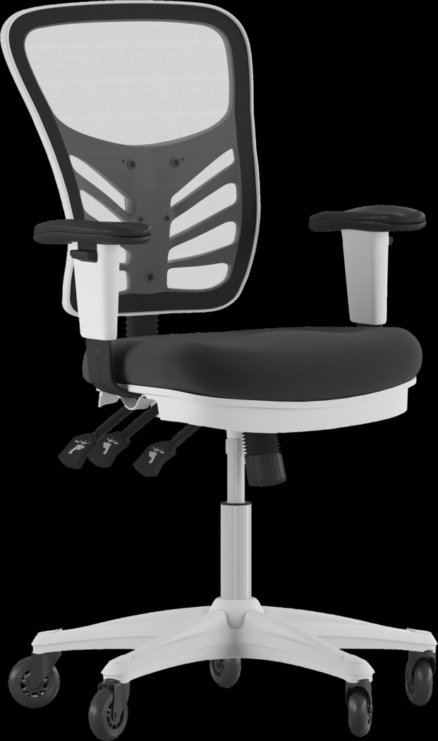 Cokeron White Office Chair - Thumbnail - Image 1