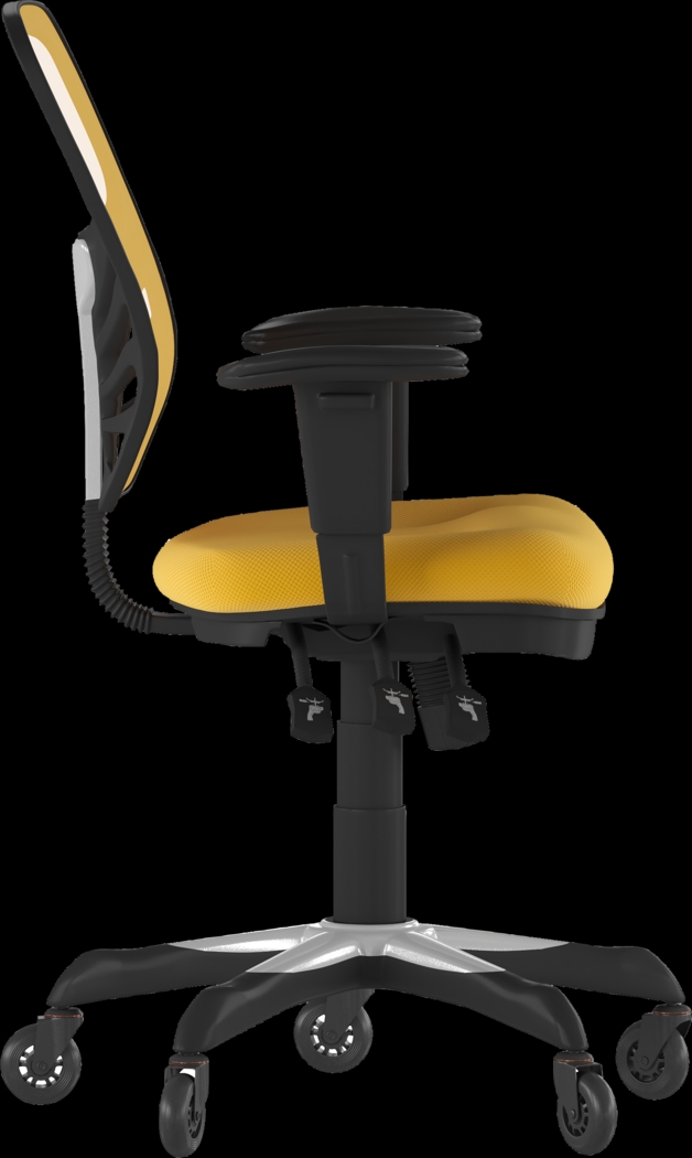 Cokeron Yellow Office Chair - Thumbnail - Image 5