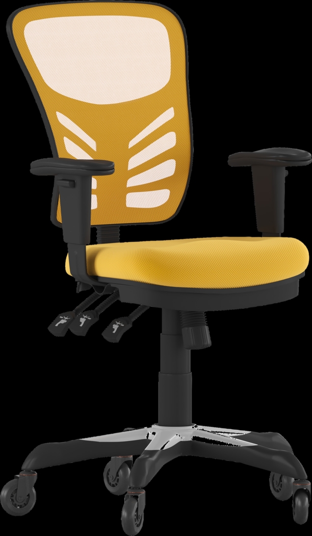 Cokeron Yellow Office Chair - Thumbnail - Image 1