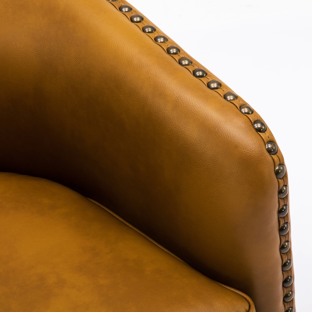 Colapissa Brown Swivel Arm Chair - Thumbnail - Image 10