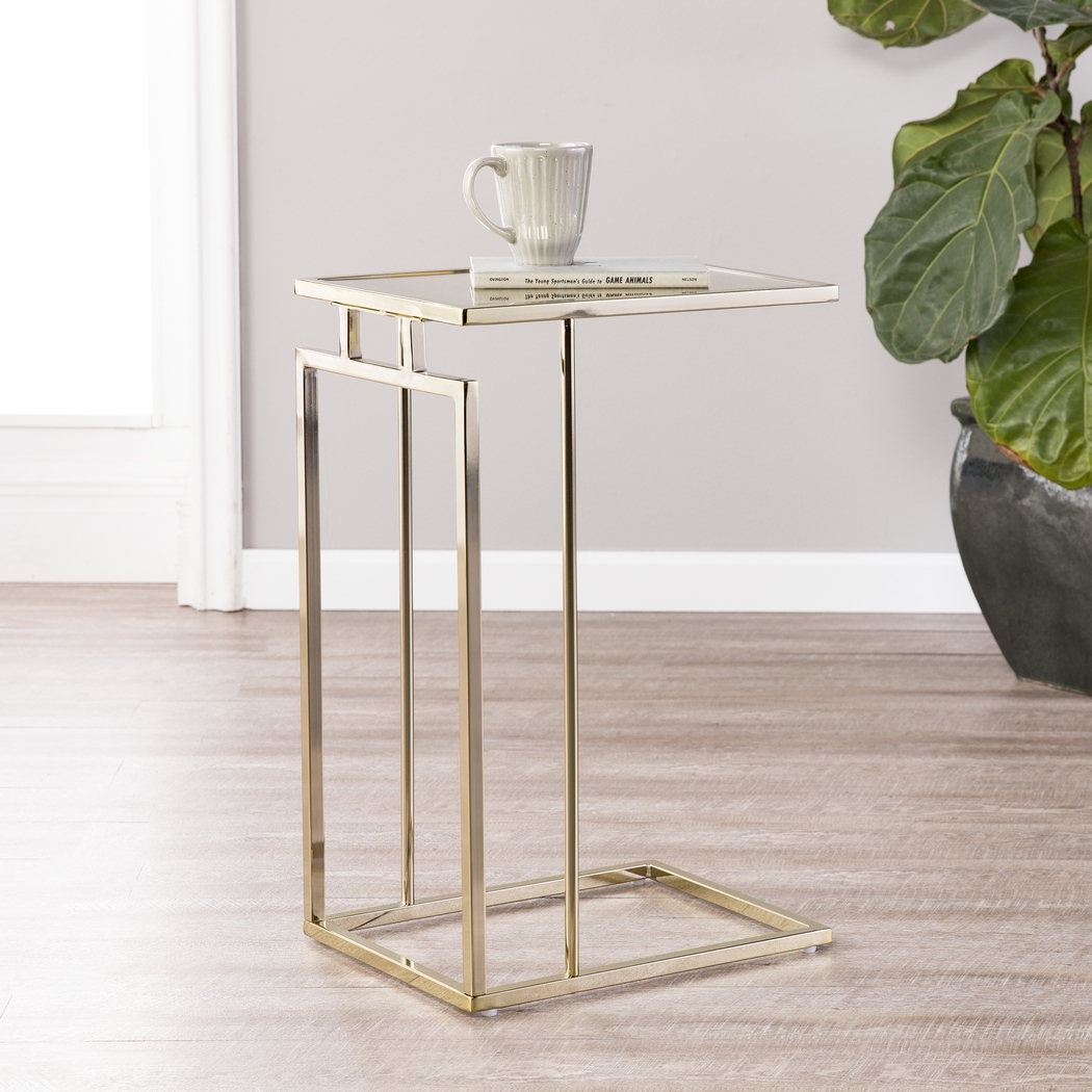 Colbi Champagne Accent Table - Thumbnail - Image 2
