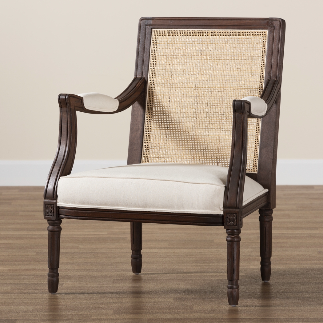Colbourne Dark Brown Accent Chair - Thumbnail - Image 3