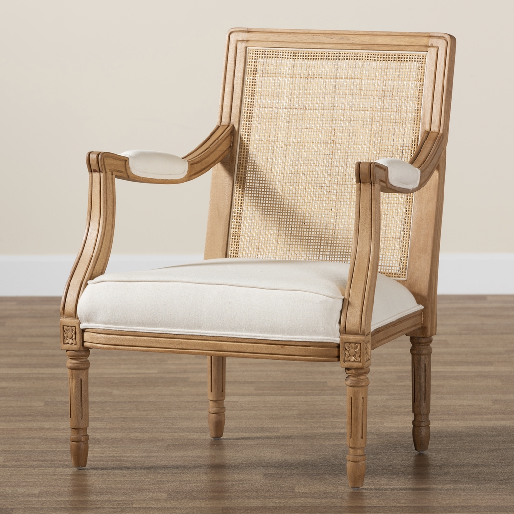 Colbourne Oak Accent Chair - Thumbnail - Image 3