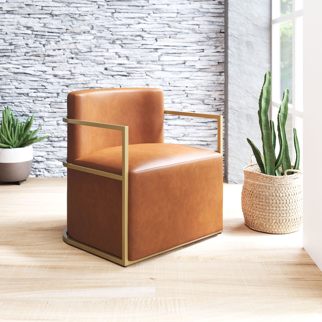 Colchis Brown Accent Chair - Thumbnail - Image 10