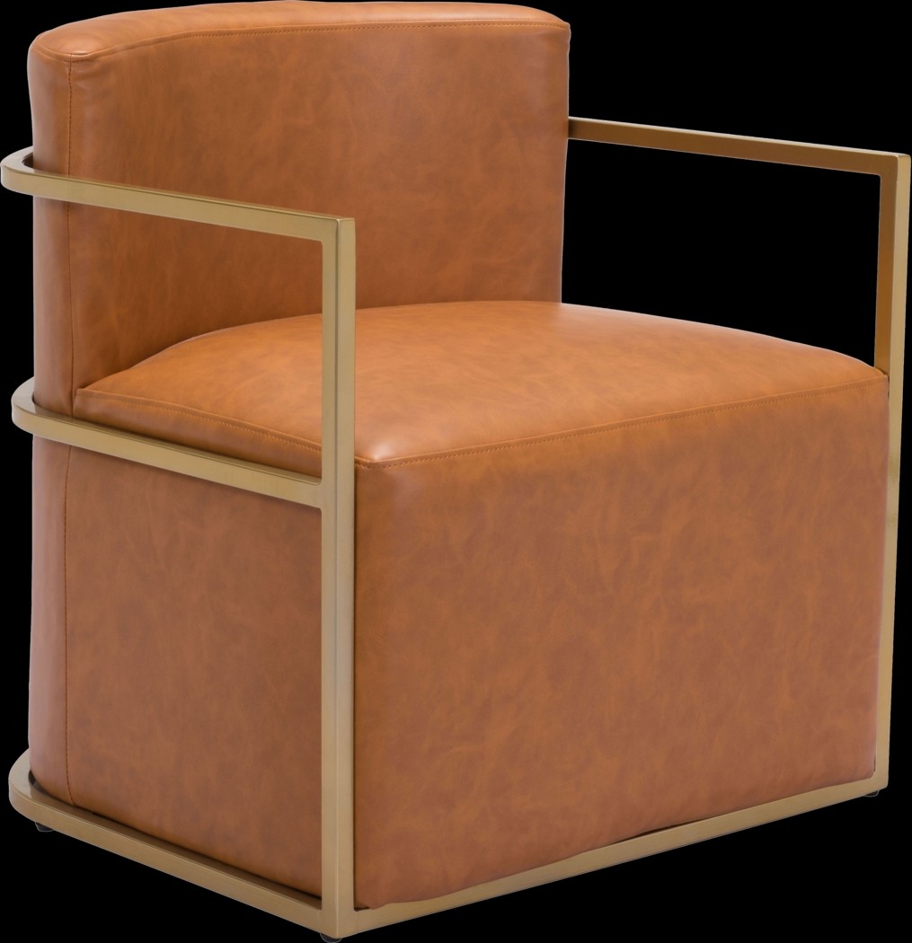 Colchis Brown Accent Chair - Thumbnail - Image 1